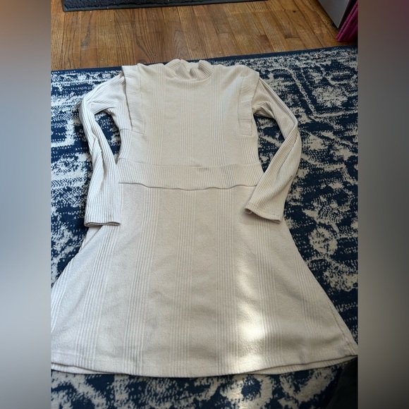 Maeve Oatmeal Knit Dress - Picture 1 of 3